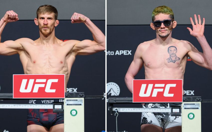 Результаты взвешивания турнира UFC Fight Night 276