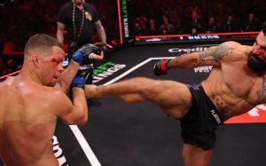 Майк Перри досрочно победил Нейта Диаса на MVP MMA 1
