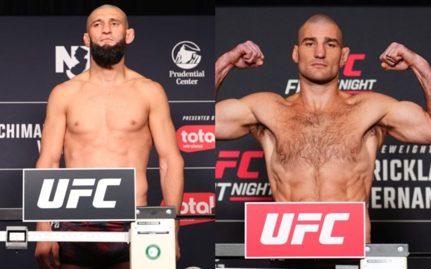 Результаты взвешивания турнира UFC 328
